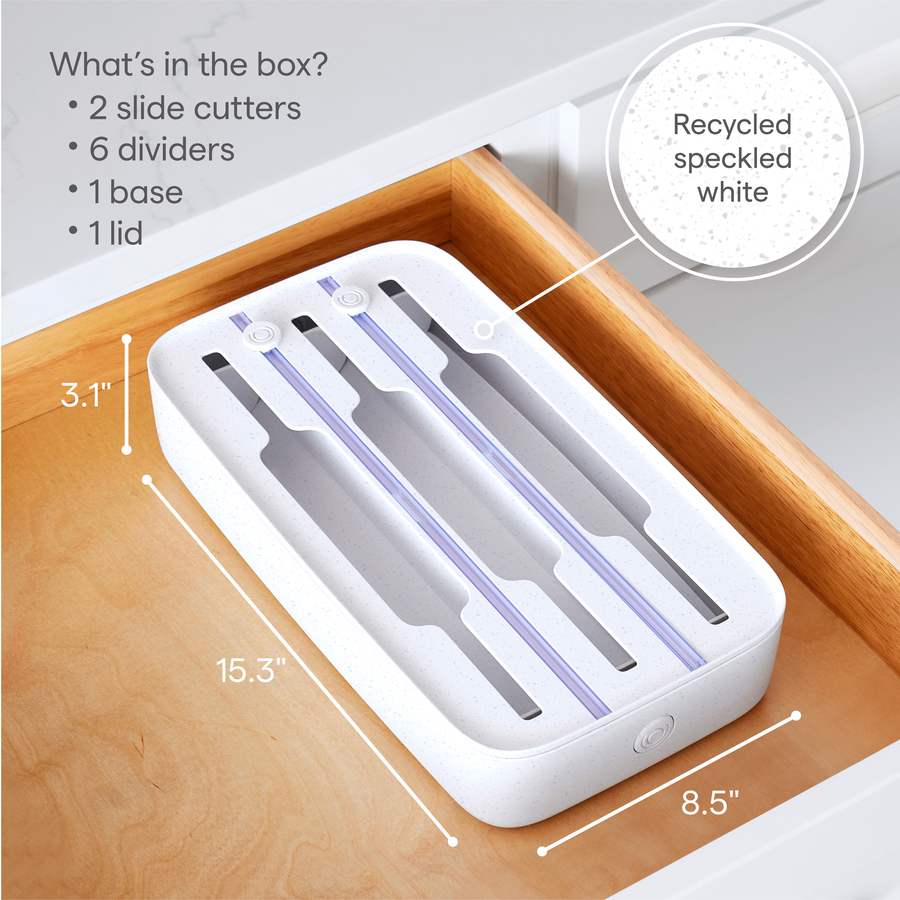 StoraRoll™ Food Wrap Dispenser, 3-in-1