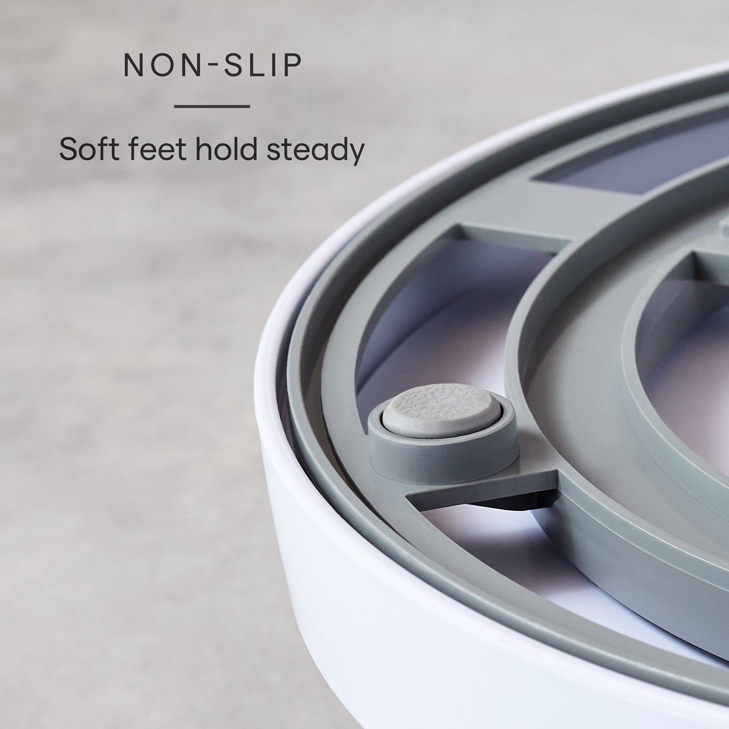 SmoothSpin™ Two-Tier Turntable