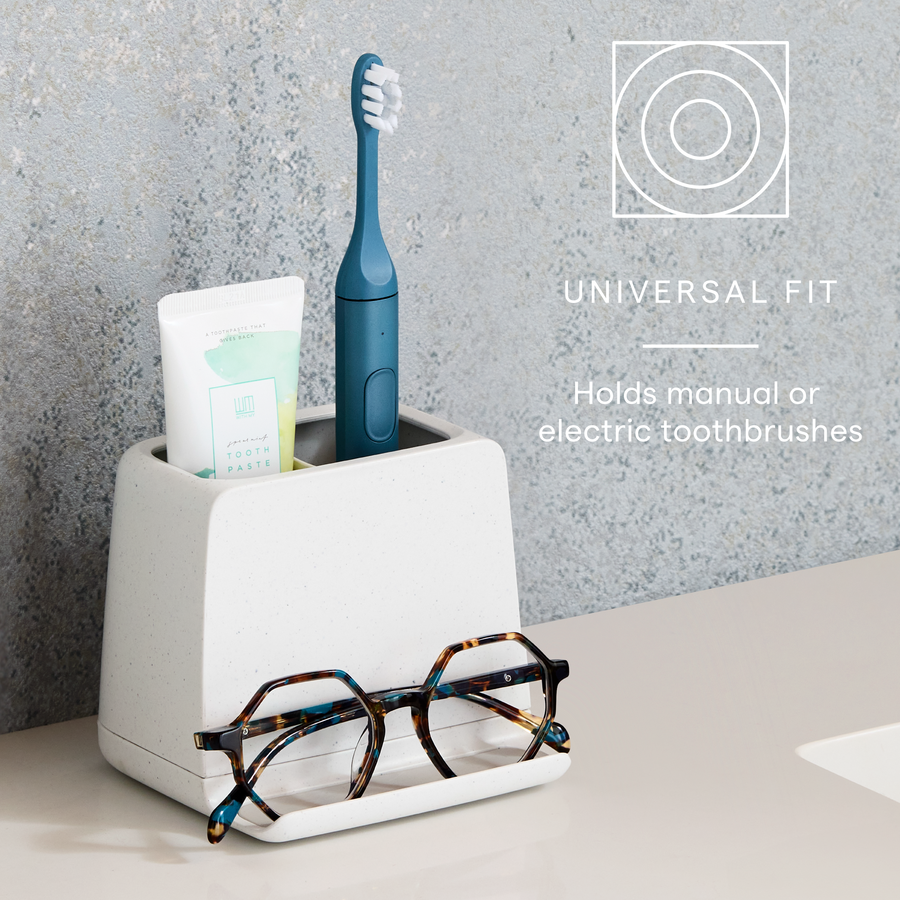 The Ledge™ Toothbrush Holder, 2 Slot