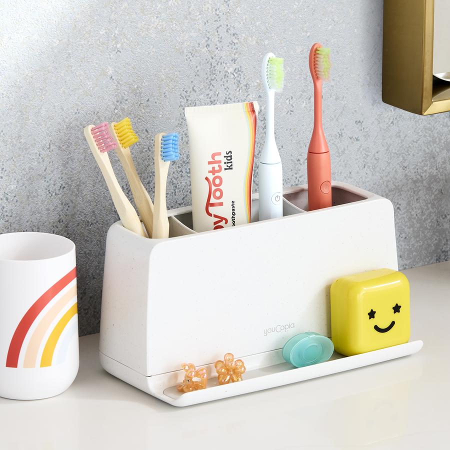 The Ledge™ Toothbrush Holder, 3 Slot