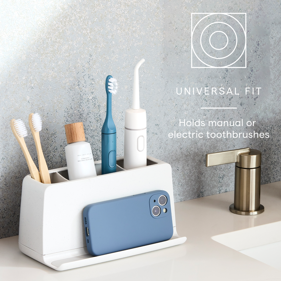 The Ledge™ Toothbrush Holder, 3 Slot