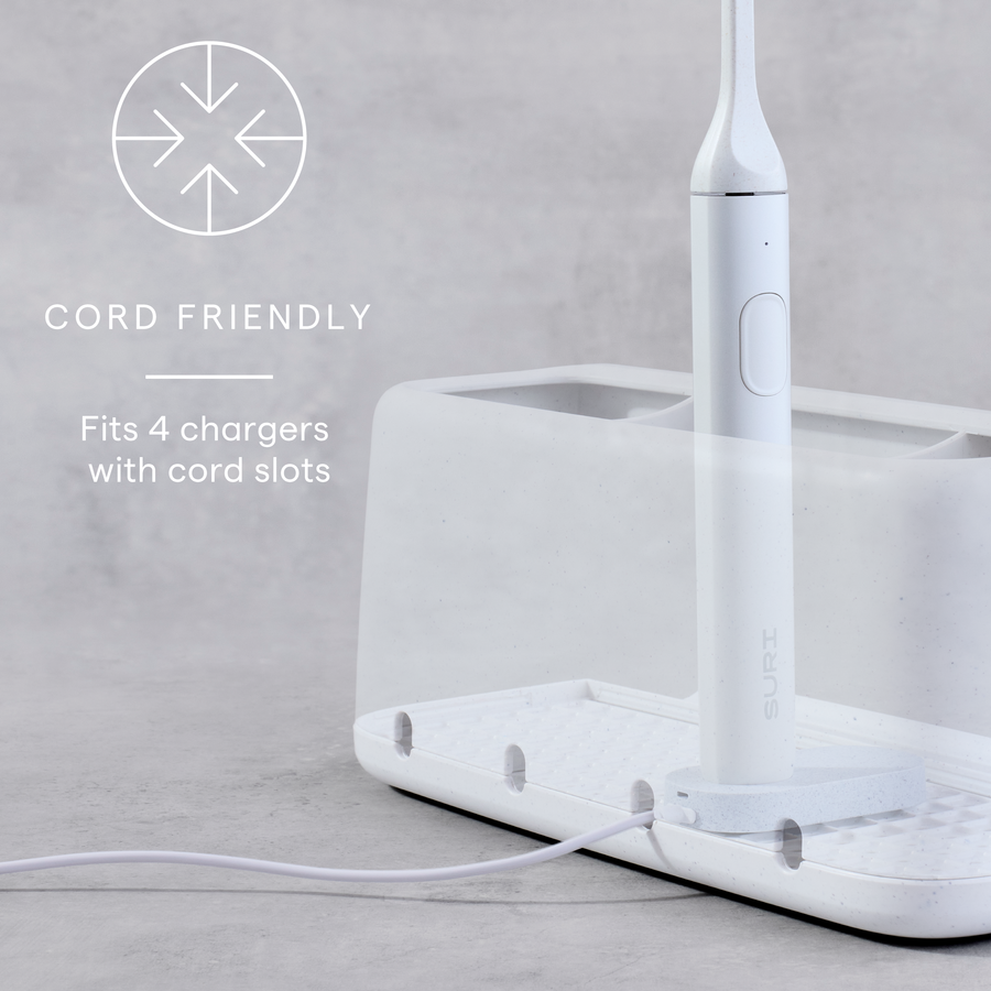The Ledge™ Toothbrush Holder, 3 Slot