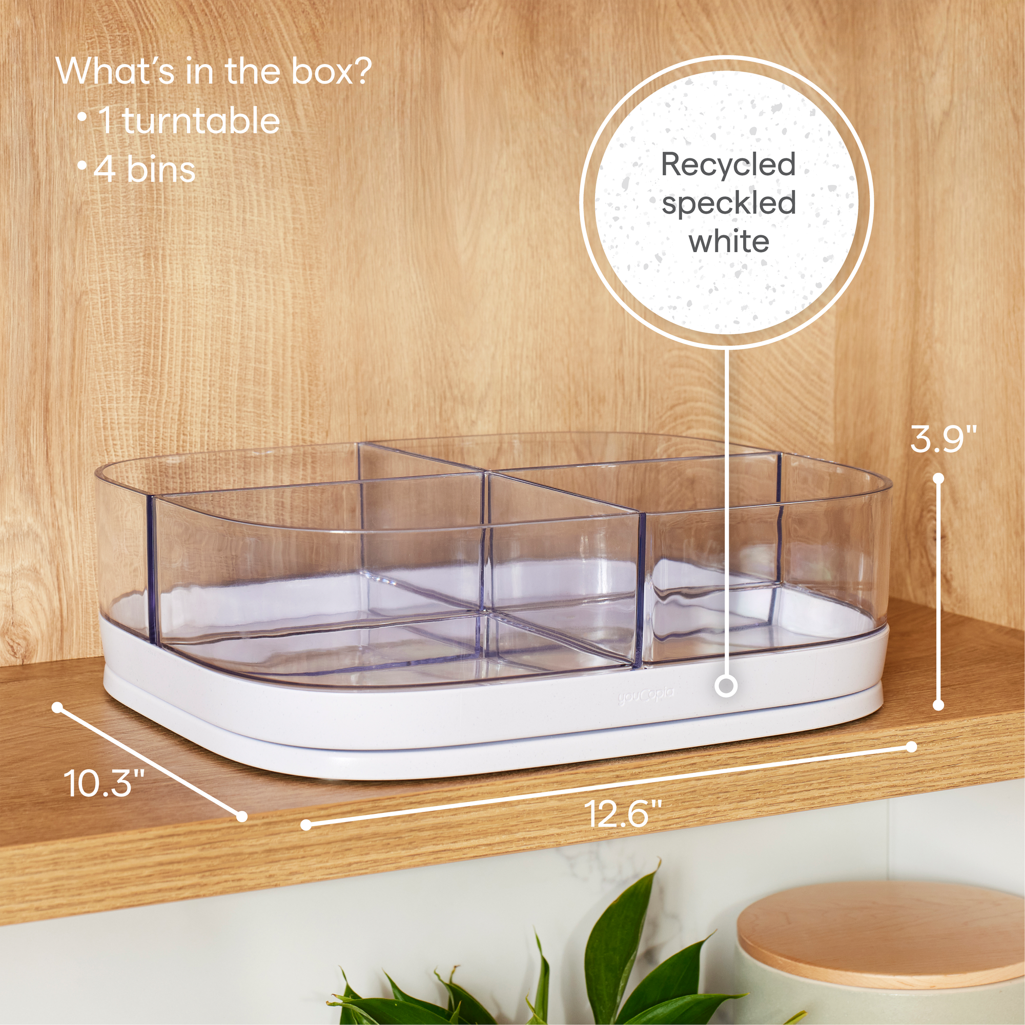 MagicTrack™ Turntable with Bins