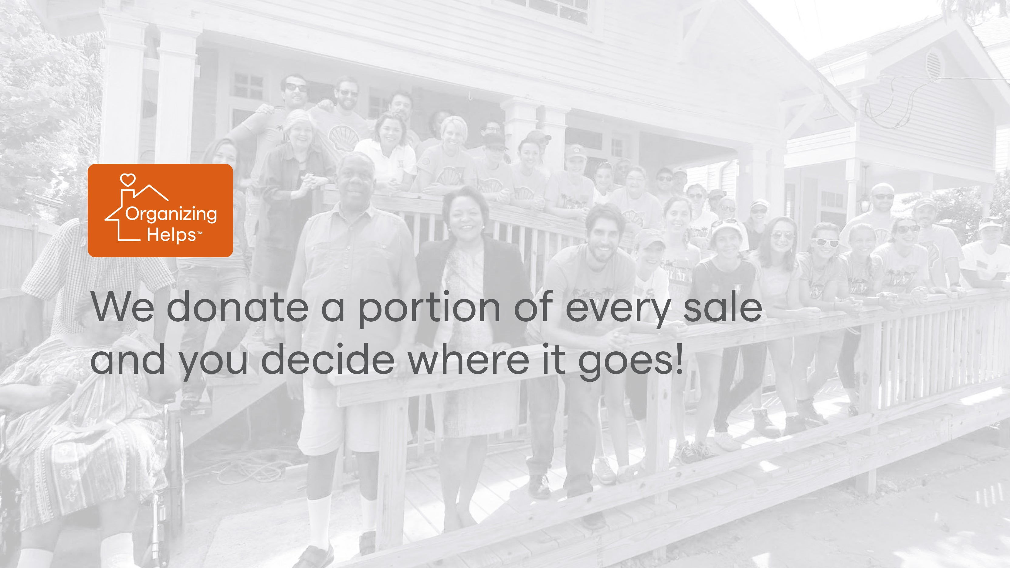 Organizing Helps program image with Rebuilding Together