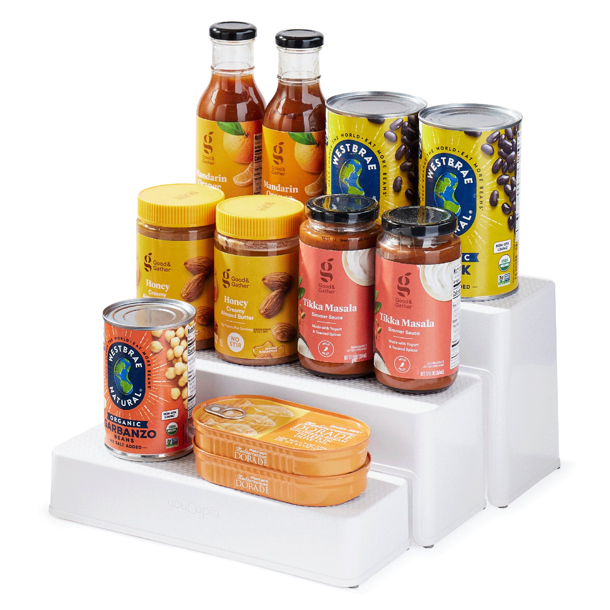 ShelfSteps™ Can Organizer 3-Shelf – YouCopia ShelfSteps™ Can Organizer 3-Shelf – YouCopia