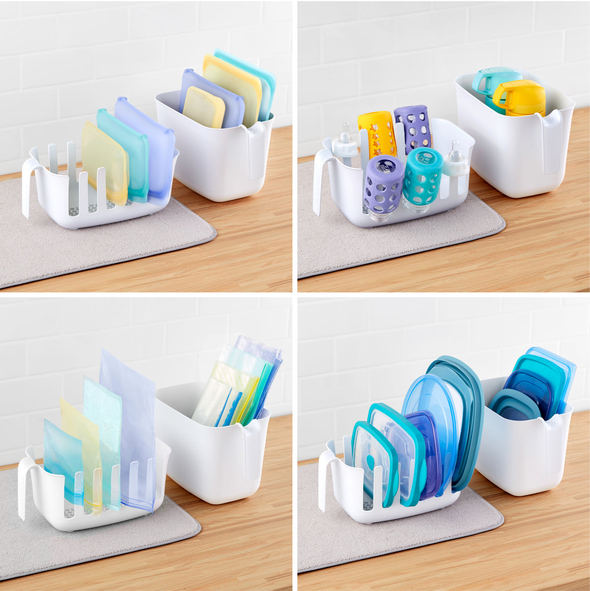 Dry+Store™ Bag Drying Rack and Bin Set