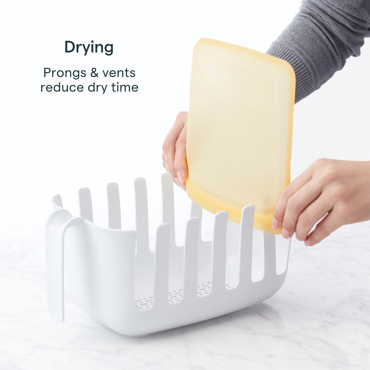 Dry+Store™ Bag Drying Rack and Bin Set