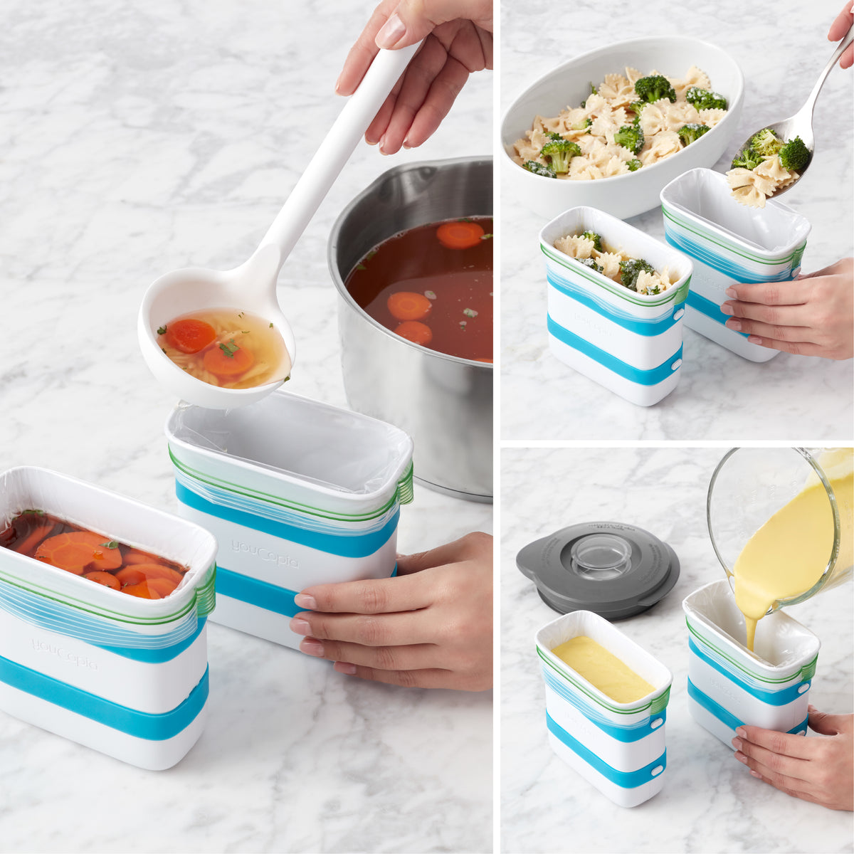 FreezeUp® Food Block Maker, 2 Cup, 2-Pack