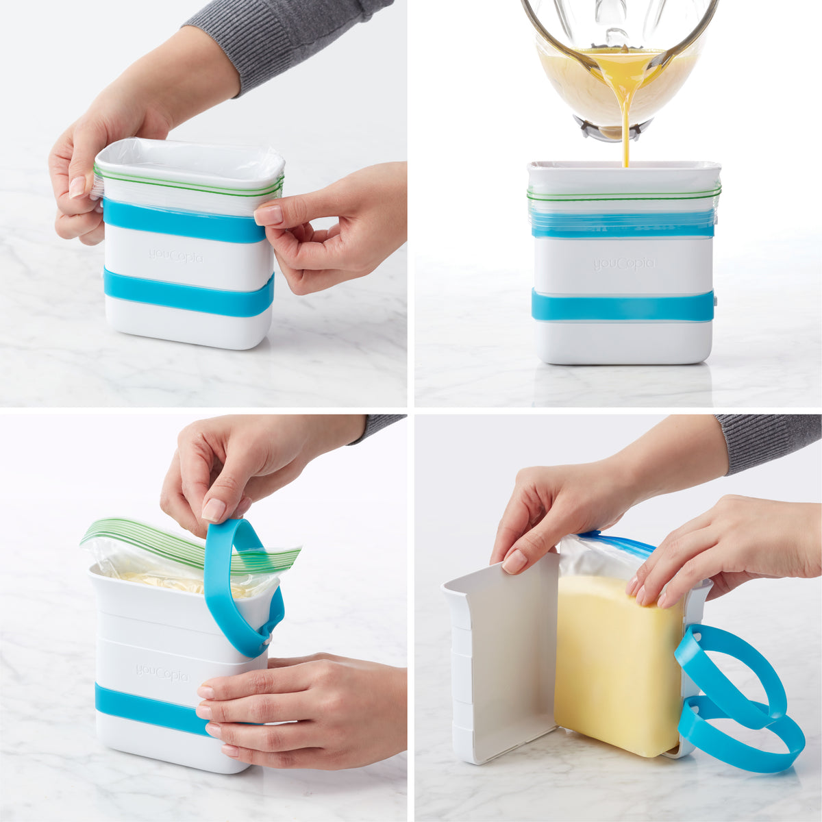 FreezeUp® Food Block Maker, 2 Cup, 2-Pack