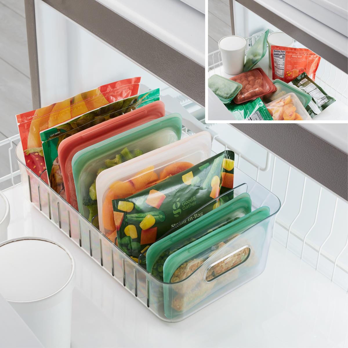 FreezeUp® Freezer Bin, 15"