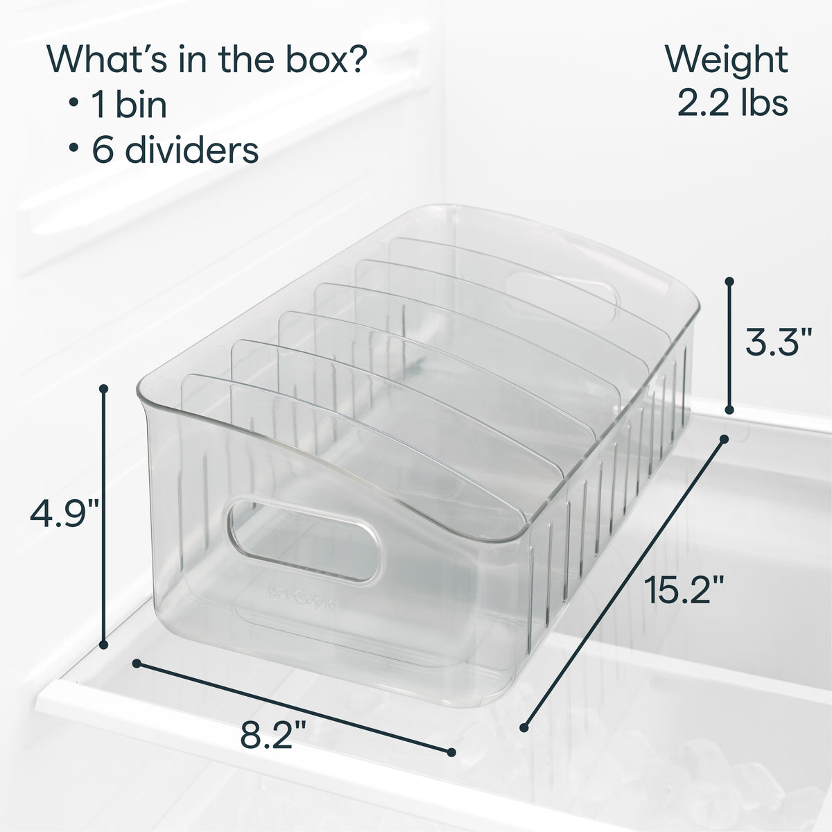 FreezeUp® Freezer Bin, 15"