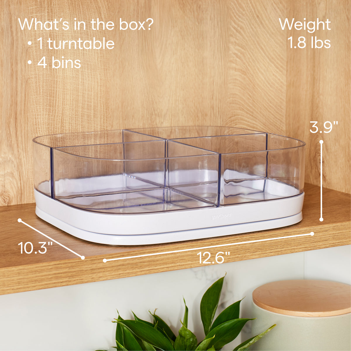 MagicTrack™ Turntable with Bins