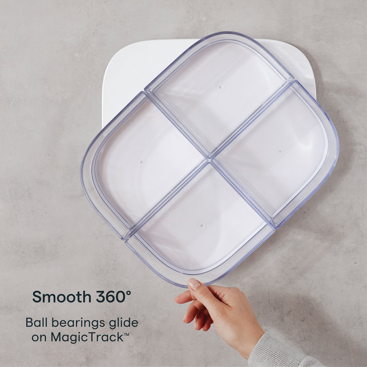 MagicTrack™ Turntable with Bins