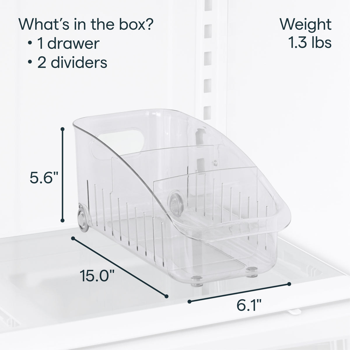 RollOut® Fridge Drawer, 6"