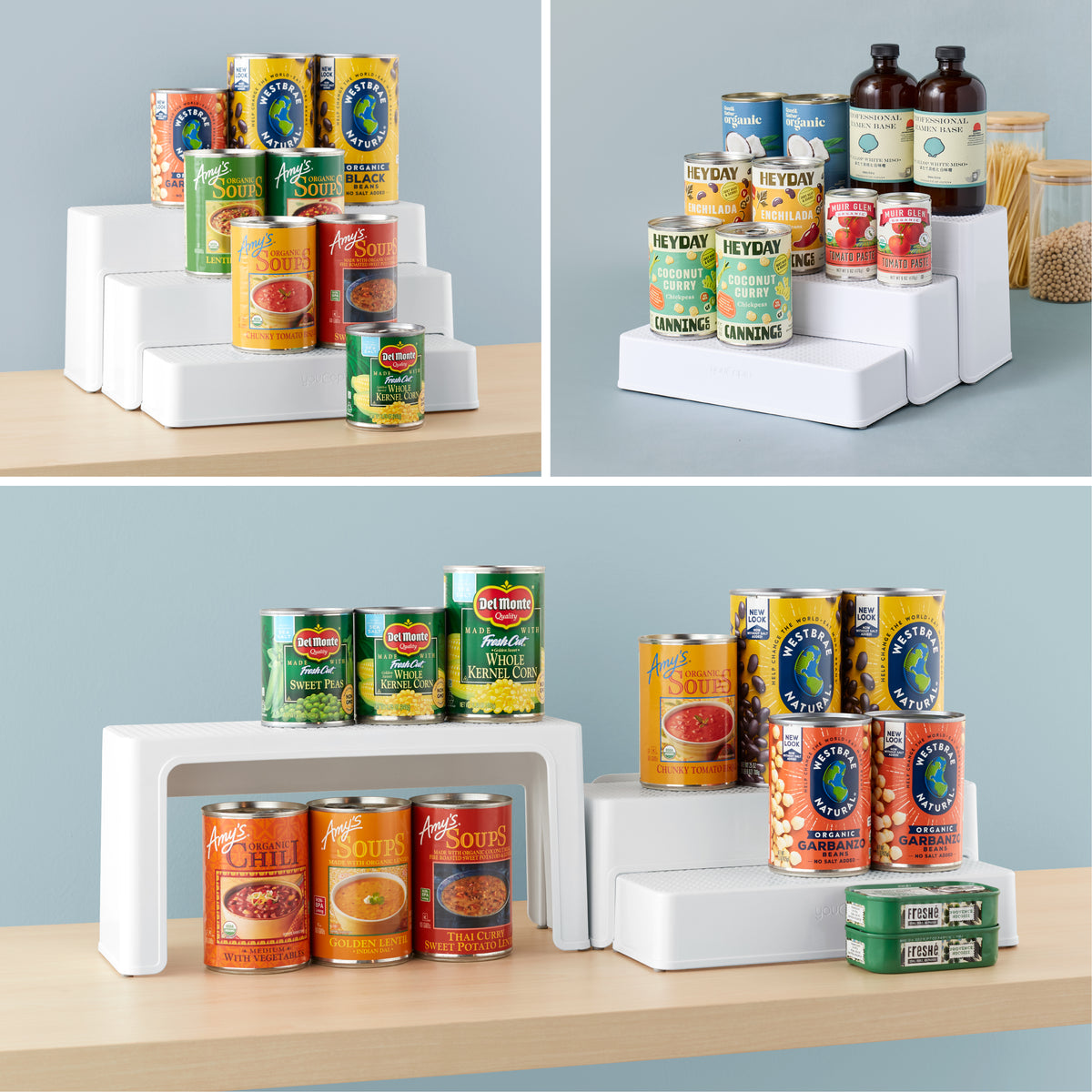 ShelfSteps™ Can Organizer 3-Shelf