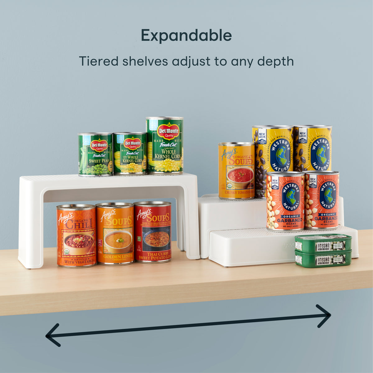 ShelfSteps™ Can Organizer 3-Shelf