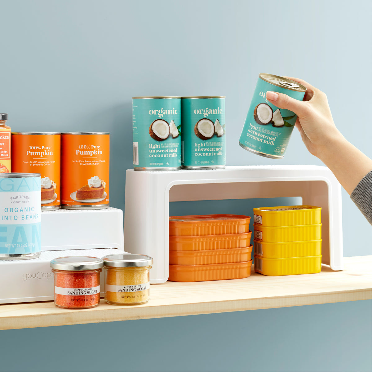 ShelfSteps™ Can Organizer 3-Shelf