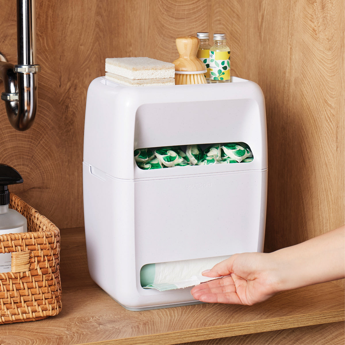 SinkSuite® Garbage Bag & Pod Dispenser