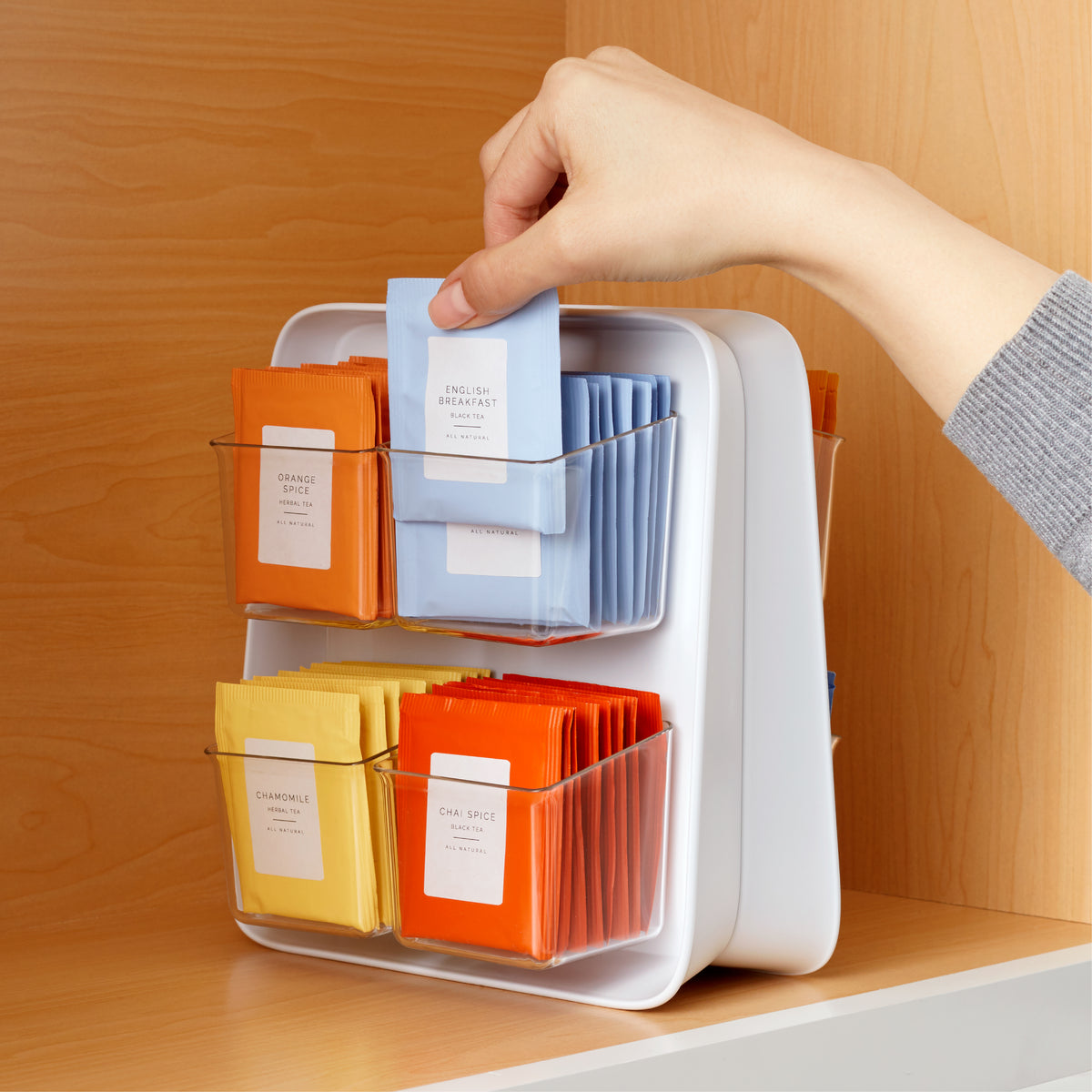 SipStation™ 80 Tea Bag Organizer Caddy