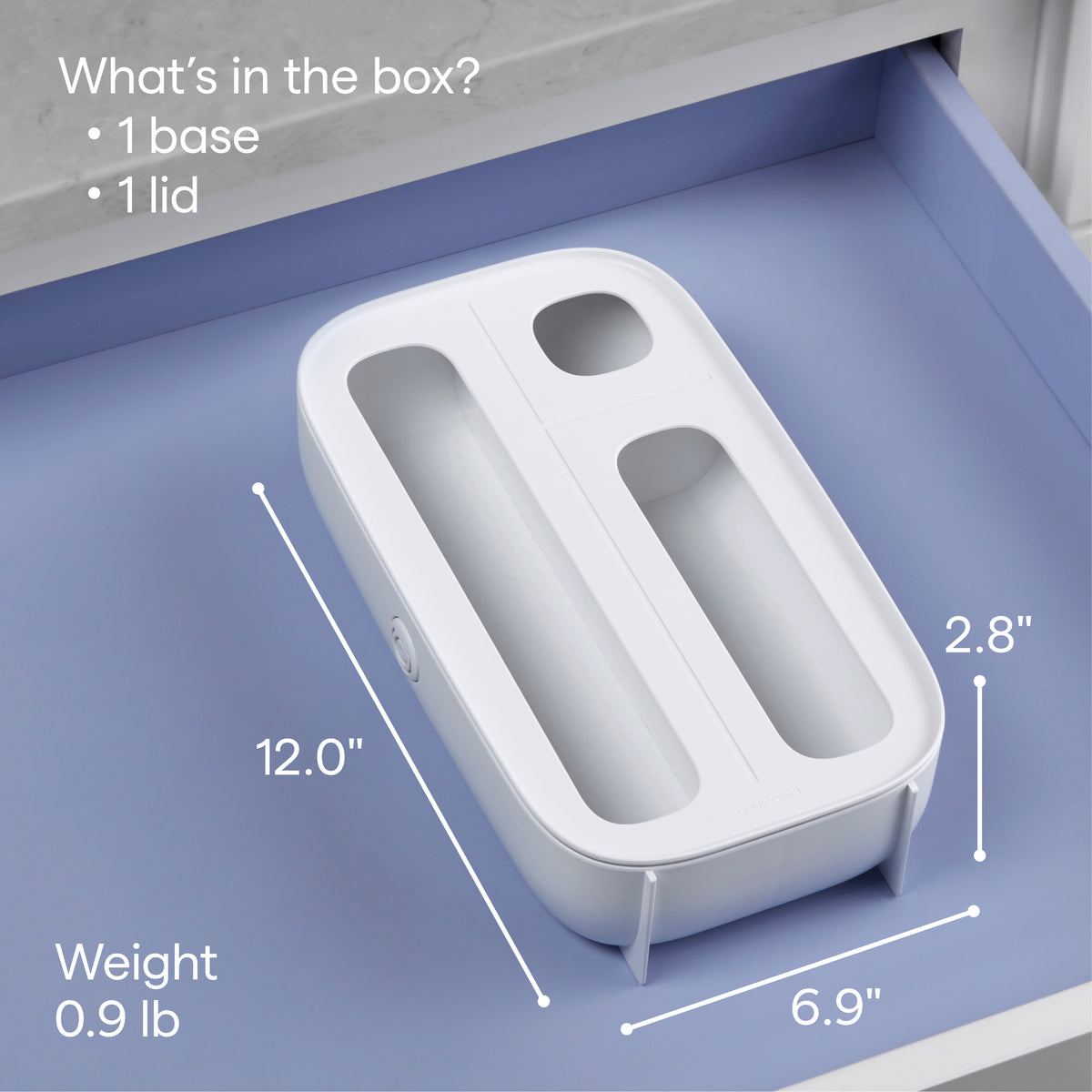 StoraBag™ Food Bag Dispenser, 3 Slot