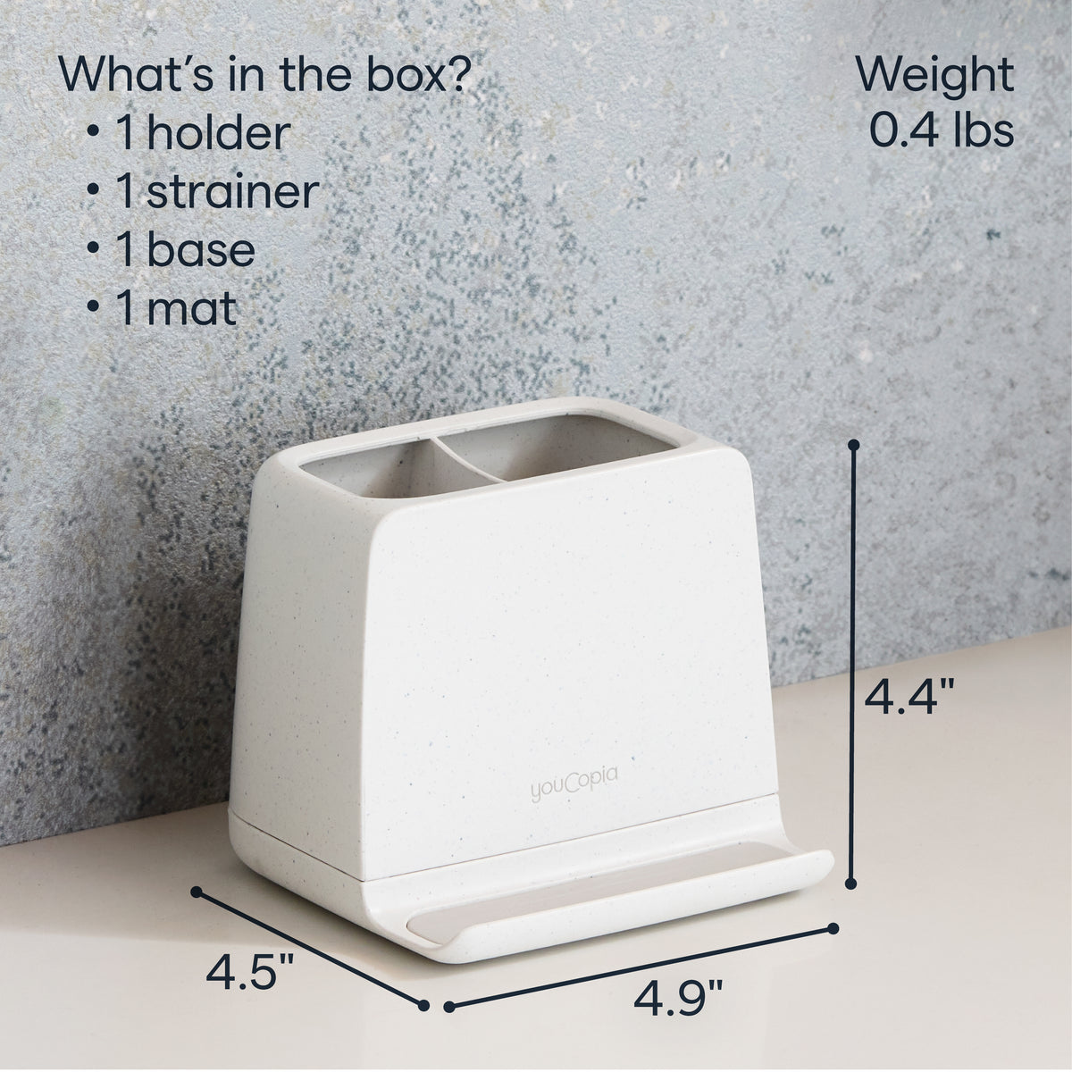 The Ledge™ Toothbrush Holder, 2 Slot