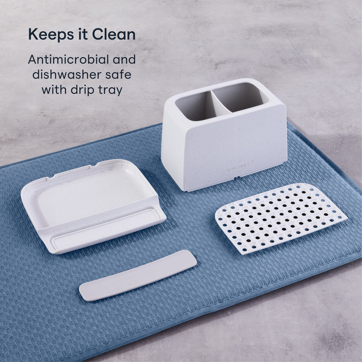The Ledge™ Toothbrush Holder, 2 Slot