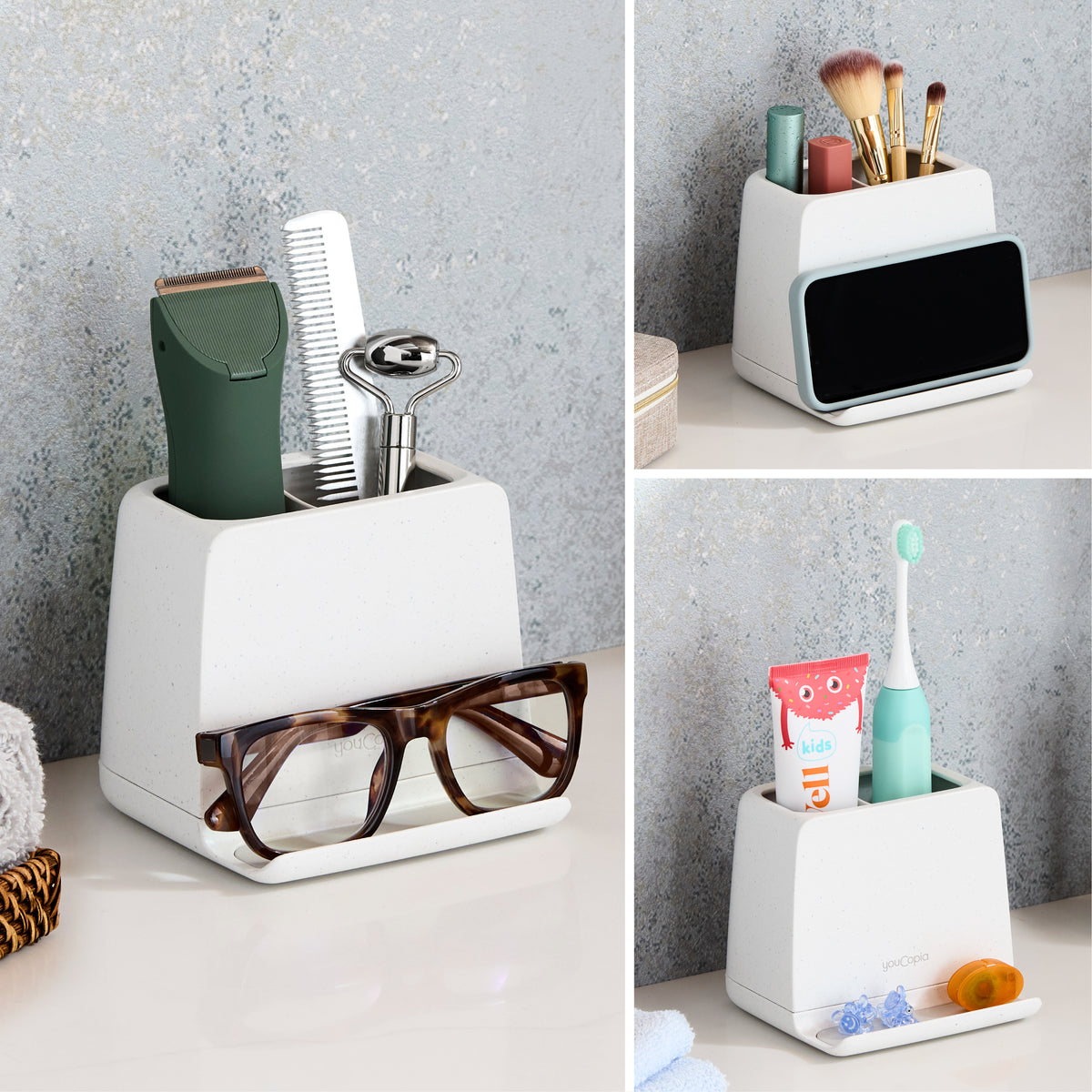 The Ledge™ Toothbrush Holder, 2 Slot