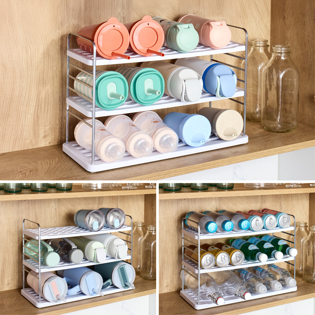 UpSpace® Bottle Organizer, 12 Bottle