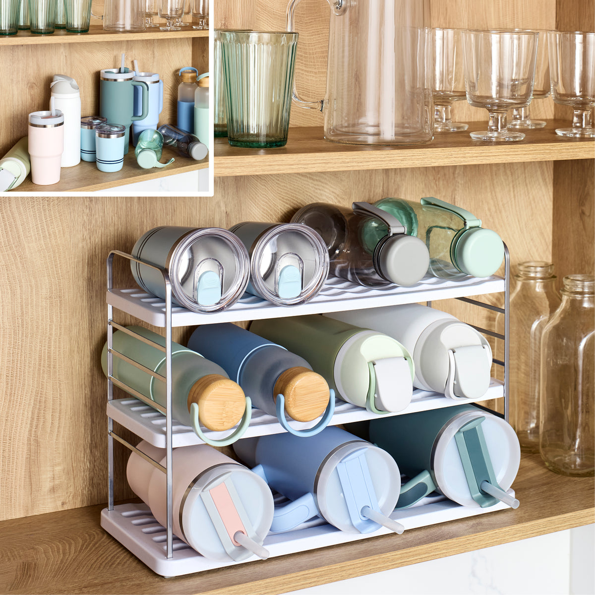 UpSpace® Bottle Organizer, 12 Bottle
