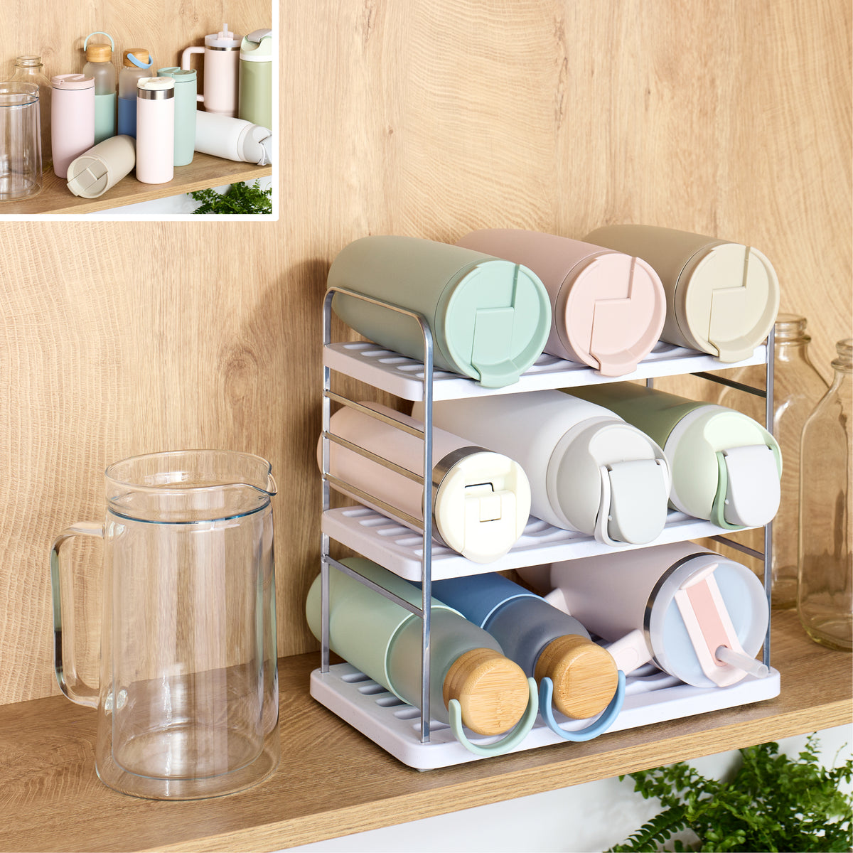 UpSpace® Bottle Organizer, 9 Bottle