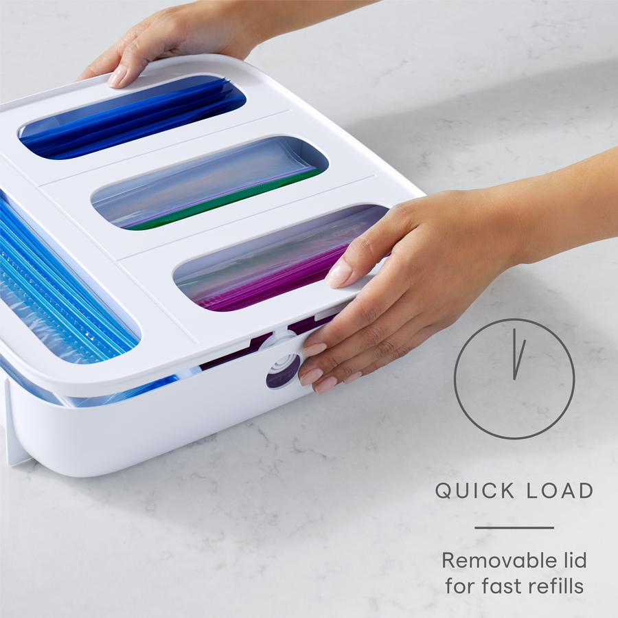 StoraBag™ Food Bag Dispenser, 4 Slot Large