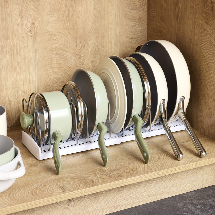StoreMore® Expandable Pan & Lid Rack Extra Dividers, Organizing Hero™