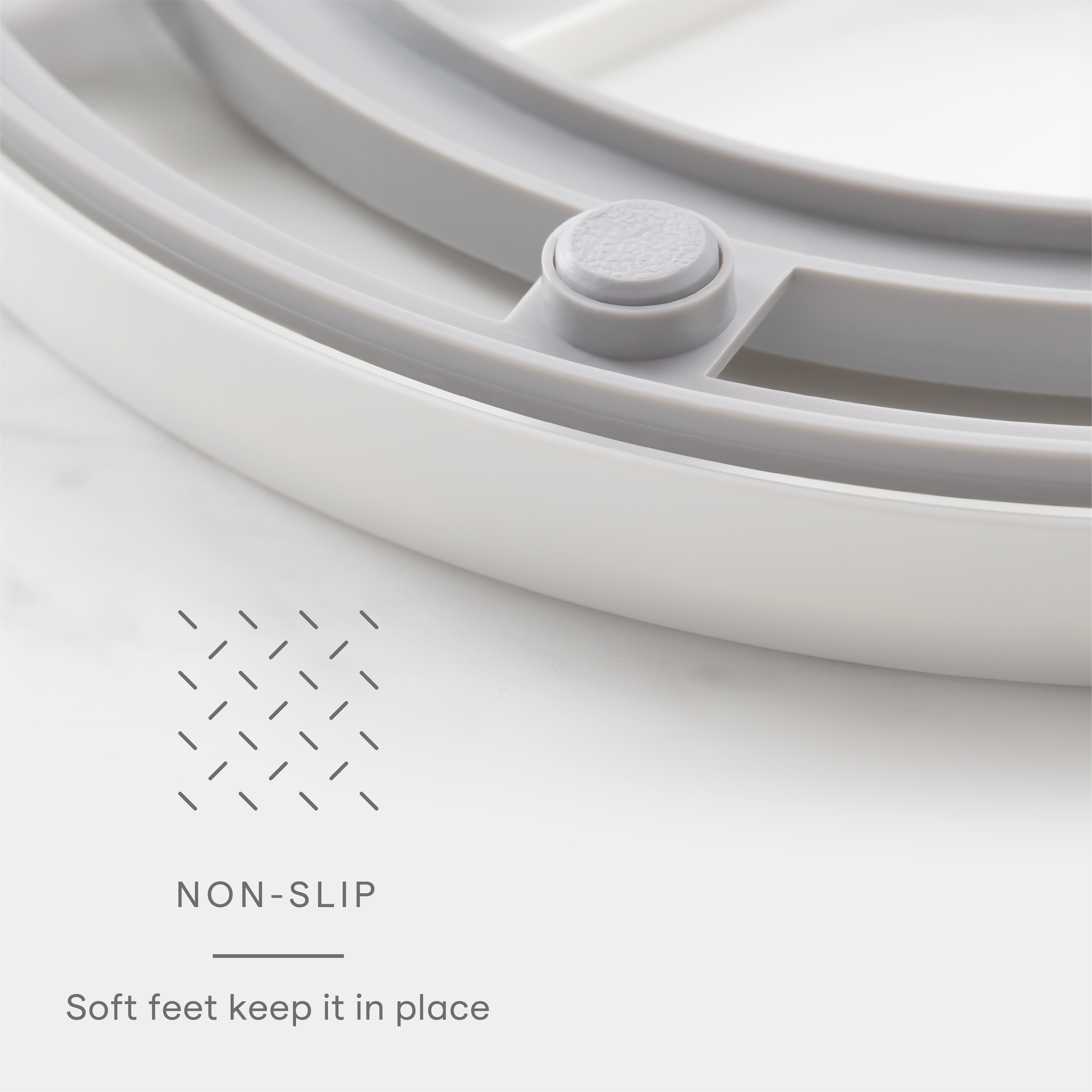 Crazy Susan® Turntable, 3 Bins