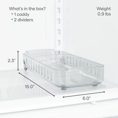 RollOut® Fridge Caddy, 6”