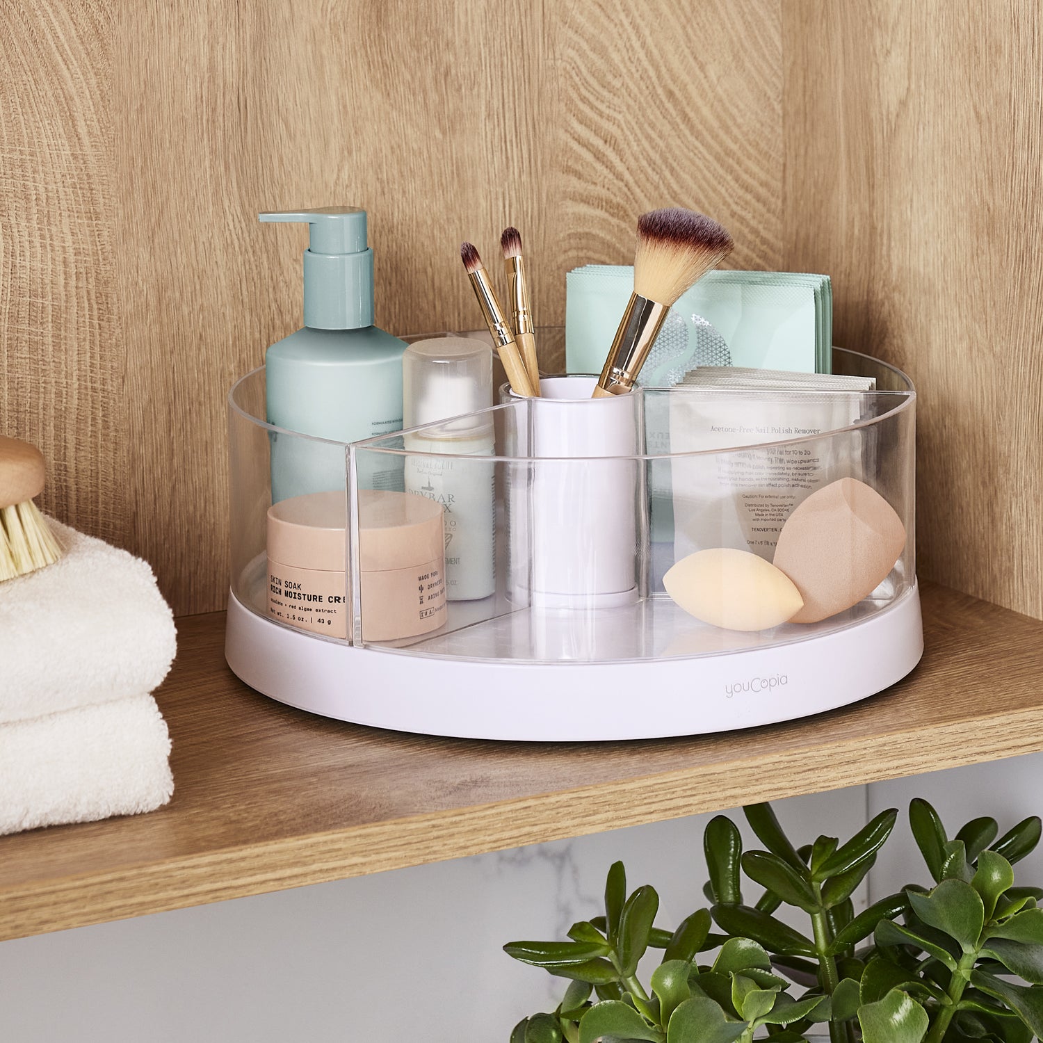 SmoothSpin™ Turntable with 3 Bins – YouCopia