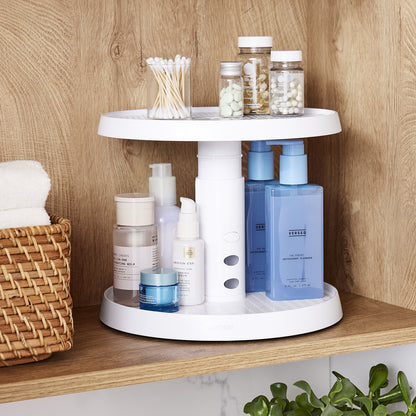 SmoothSpin™ Two-Tier Turntable