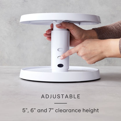 SmoothSpin™ Two-Tier Turntable