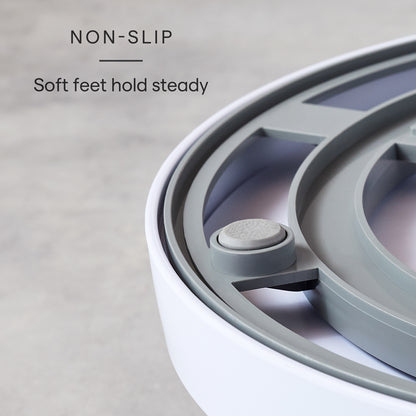 SmoothSpin™ Two-Tier Turntable