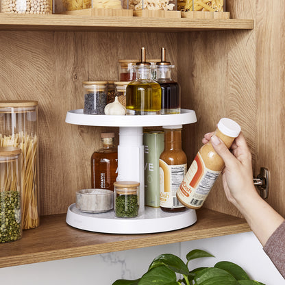 SmoothSpin™ Two-Tier Turntable