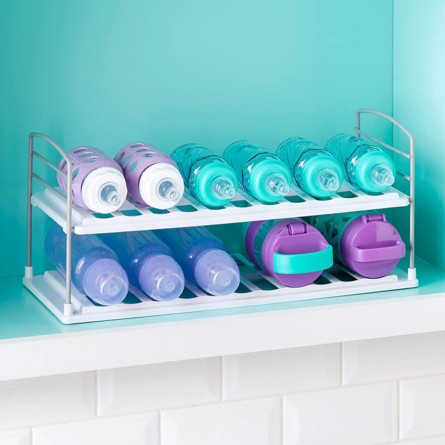 UpSpace® Bottle Organizer, 2-Shelf Wide