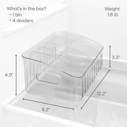 FreezeUp® Freezer Bin, 12"