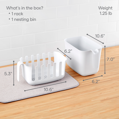 Dry+Store™ Bag Drying Rack and Bin Set