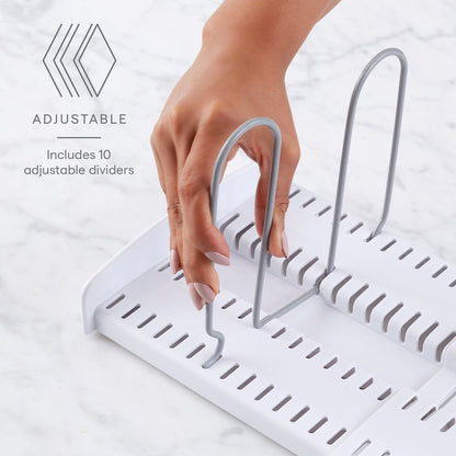 StoreMore® Adjustable Pan and Lid Rack, 11"