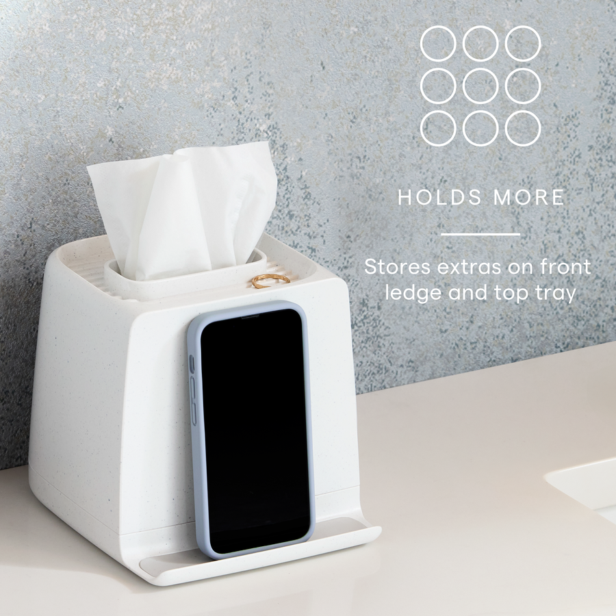 The Ledge™ Tissue Holder, Cube