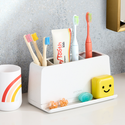 The Ledge™ Toothbrush Holder, 3-Slot