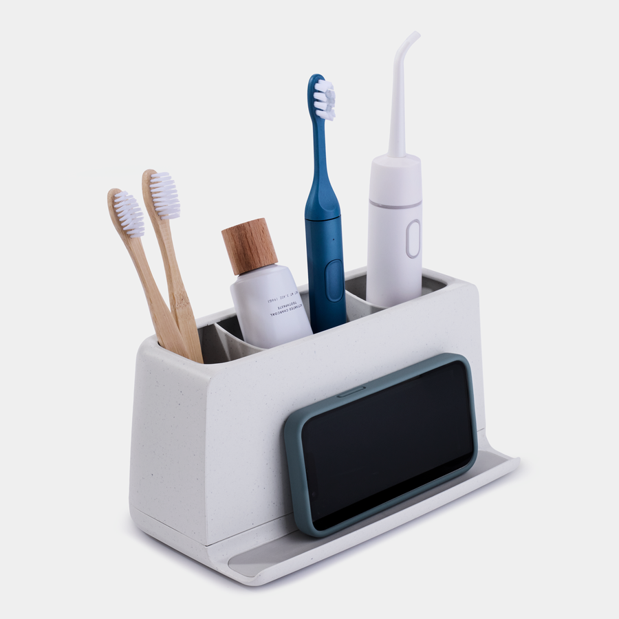 The Ledge™ Toothbrush Holder, 3-Slot