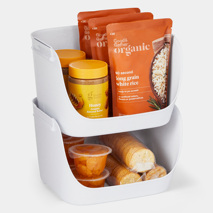 ShelfBin™ Stacking Pantry Bins, 2-Pack