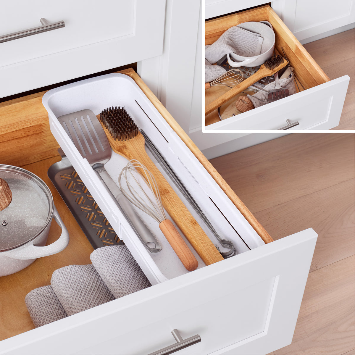 DrawerFit® Sliding Drawer Bin with SlideLock™ Technology