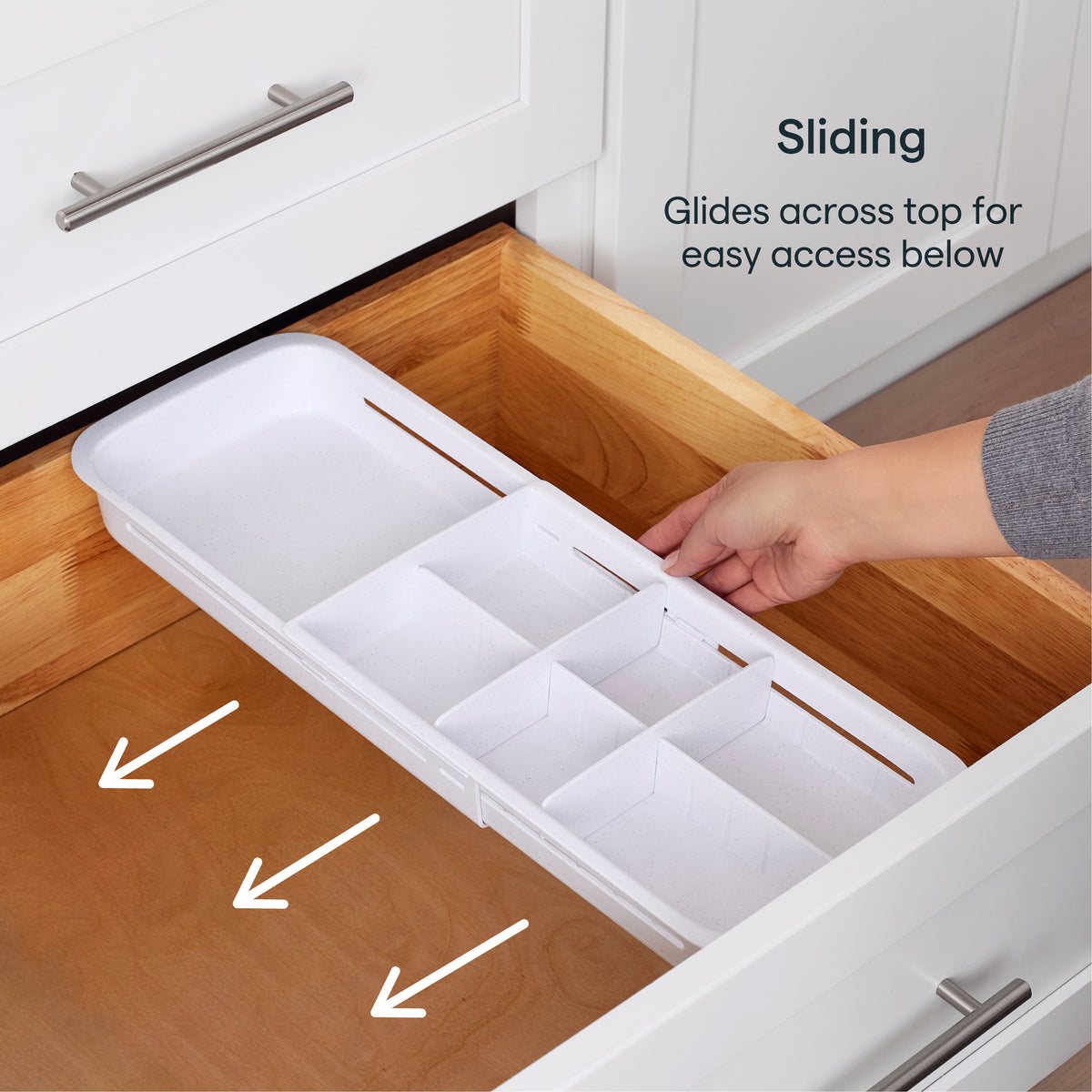 DrawerFit® Sliding Drawer Tray with SlideLock™ Technology