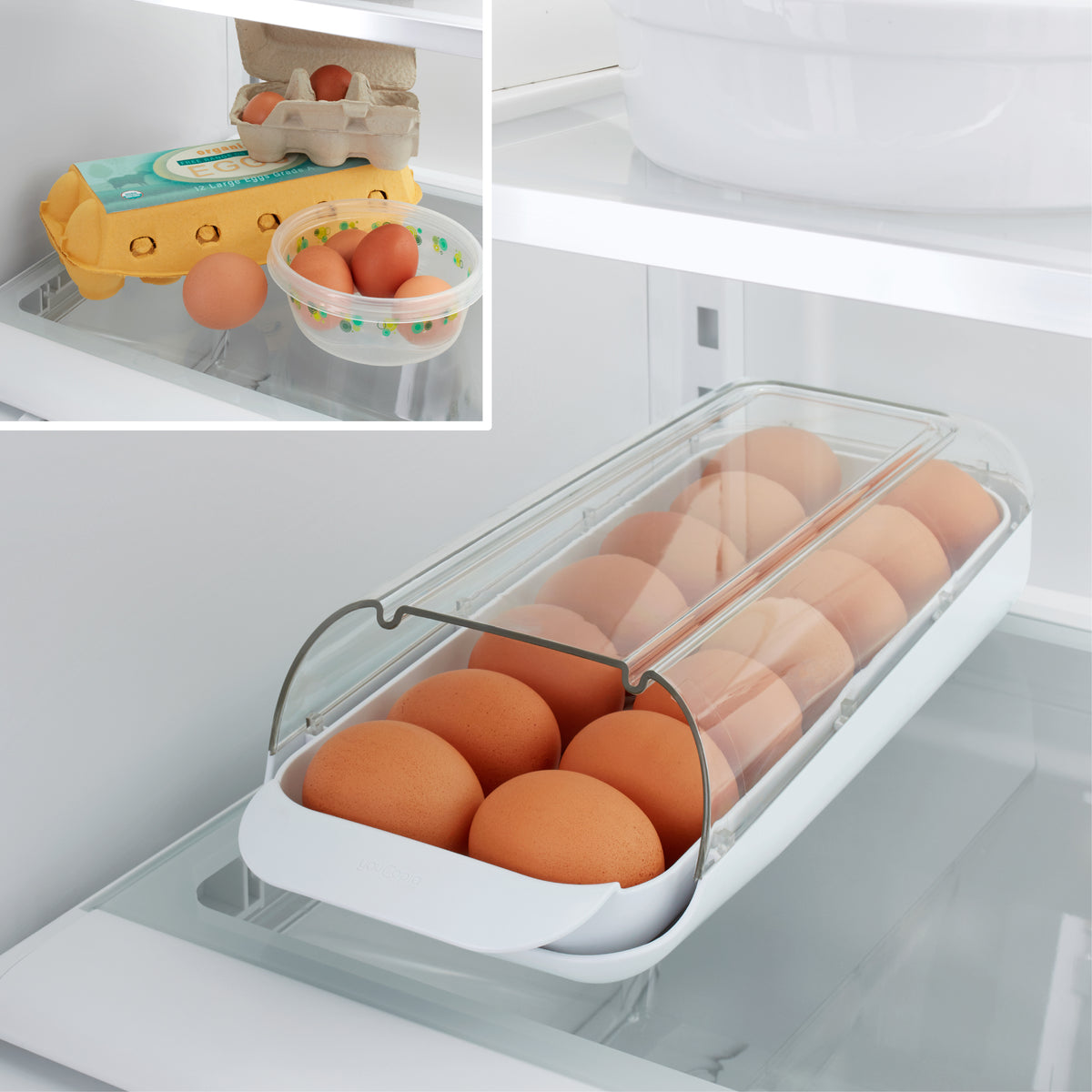 FridgeView™ Rolling Egg Holder